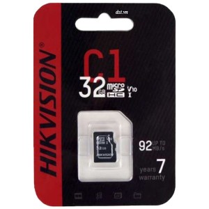 Thẻ nhớ 32Gb Hikvision box đen chính hãng